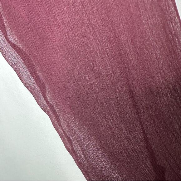 TOMMY HILFIGER Burgundy Blouse NWT in Medium - Picture 4 of 6